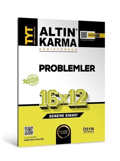 Altınkarma TYT Problemler 16x12 Deneme Sınavı