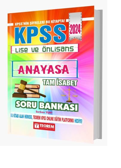 KPSS Lise Ön Lisans Tam İsabet Anayasa Soru Bankası
