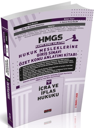 HMGS Özet Konu Anlatımı İcra ve İflas Hukuku