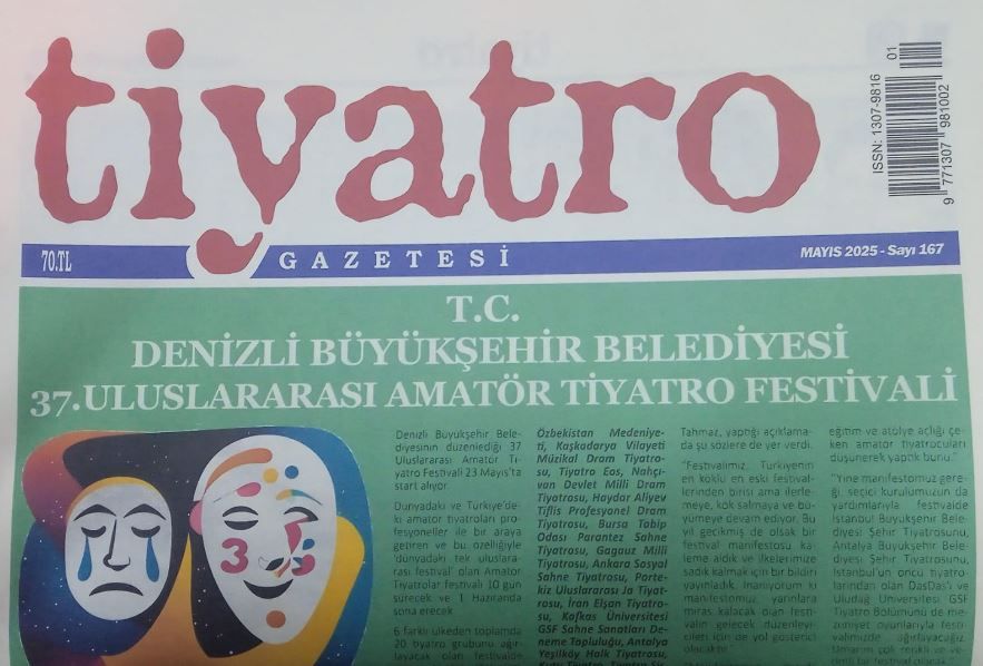 Tiyatro Gazetesi Sayı: 167 Mayıs 2025