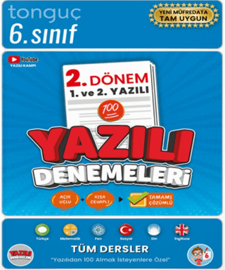 6. Sınıf Yazılı Denemeleri 2. Dönem 1 ve 2. Yazılı