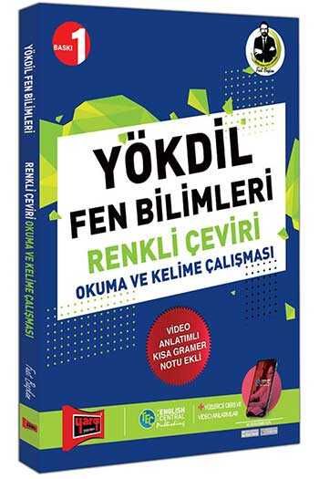 YÖKDİL Fen Bilimleri Renkli Çeviri Okuma ve Kelime Çalışması