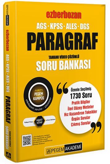 KPSS ALES DGS Ezberbozan Paragraf Soru Bankası