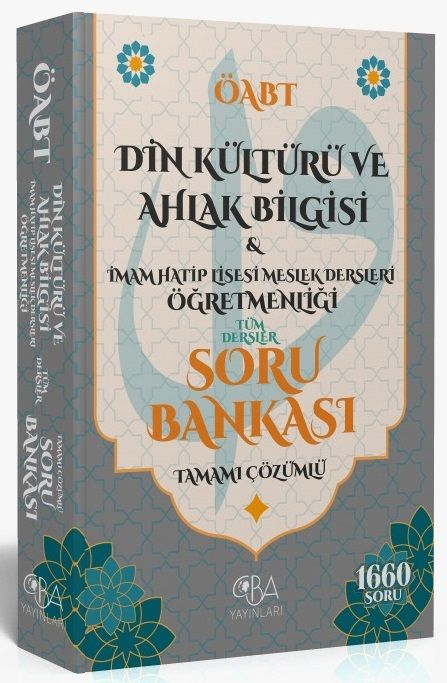 ÖABT Din Kültürü ve Ahlak Bilgisi ve İmam Hatip Lisesi Meslek Dersleri Öğretmenliği Soru Bankası Çözümlü