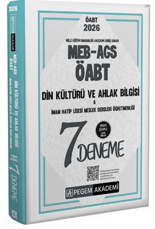 2026 MEB AGS ÖABT Din Kültürü Ve Ahlak Bilgisi İmam Hatip Lisesi Meslek Dersleri Öğretmenliği Tamamı Çözümlü 7 Deneme