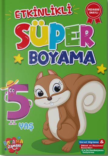Etkinlikli Süper Boyama - 5 Yaş
