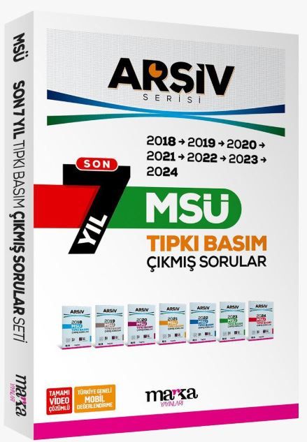 Son 7 Yıl MSÜ Arşiv Serisi Çıkmış Sorular Tamamı Video Çözümlü