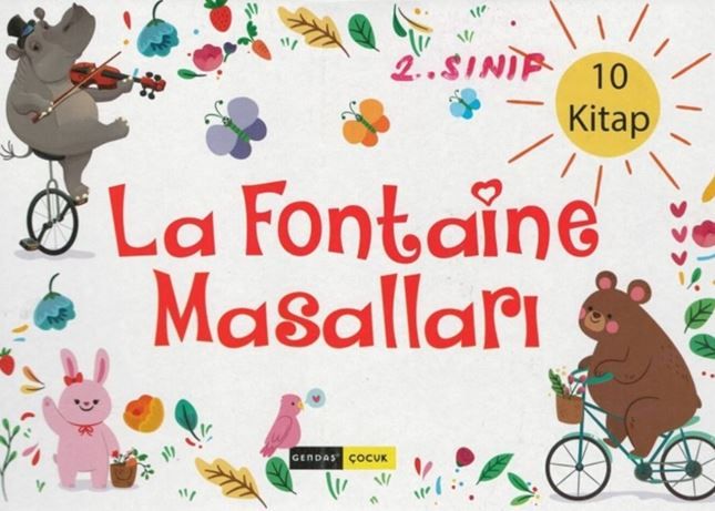 La Fontaine Masalları Seti - 10 Kitap Takım
