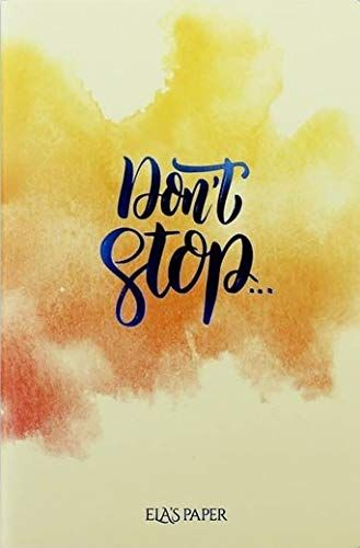 Watercolor Don't - Defter