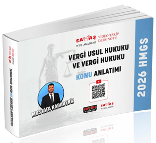 HMGS Vergi Usul Hukuku ve Vergi Hukuku Konu Anlatımı