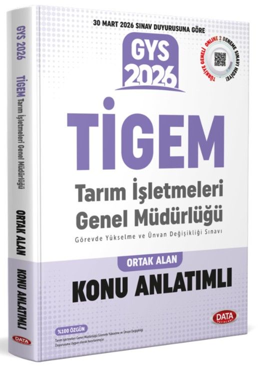 GYS TİGEM Tarım İşletmeleri Konu Anlatımlı Soru Bankası