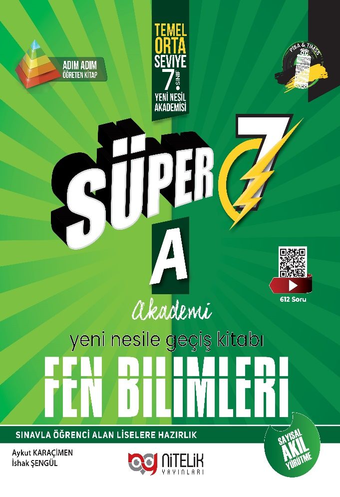 Süper 7 Fen Bilimleri A Yeni Nesile Geçiş Kitabı
