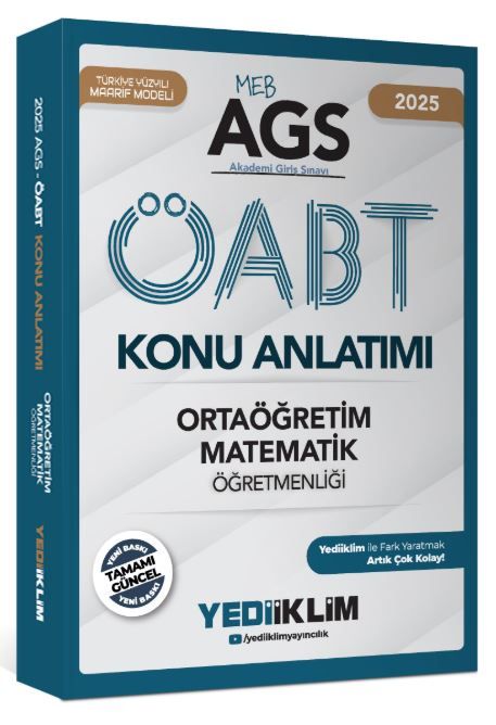 2025 MEB AGS ÖABT Ortaöğretim Matematik Öğretmenliği Konu Anlatımı