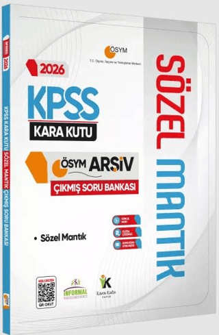 2026 KPSS Sözel Mantık Kara Kutu ÖSYM Çıkmış Soru Havuzu Bankası Konu Özetli Dijital Çözümlü