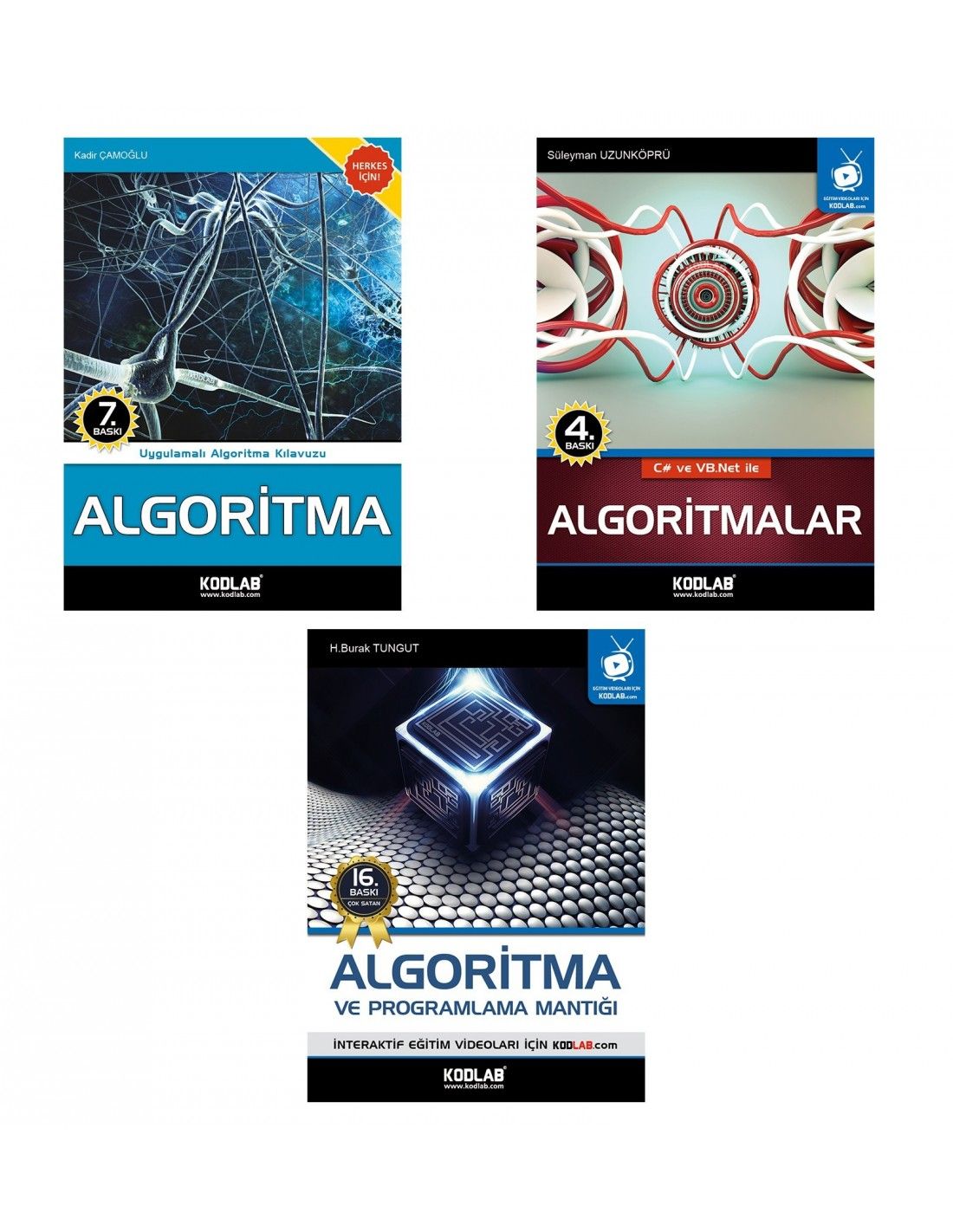 Algoritma Eğitim Seti (3 Kitap Takım)