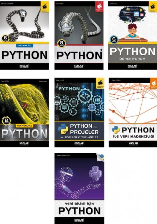 Süper Python Seti 3 (7 Kitap Takım)