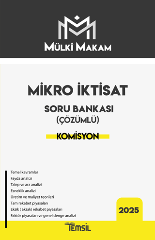 Mülki Makam Mikro İktisat Soru Bankası