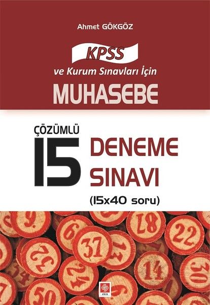 KPSS Muhasebe Çözümlü 15 Deneme Sınavı
