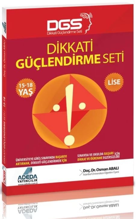 Adeda DGS Dikkati Güçlendirme Seti Lise 15-18 Yaş