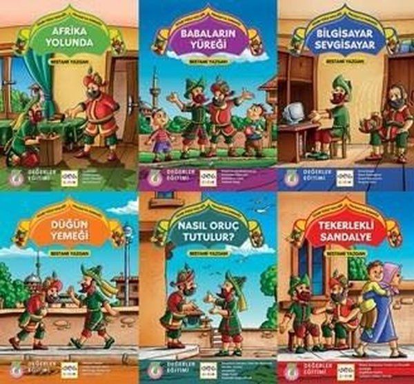 Güler Yüzle Tatlı Söz Hacivat'la Karagöz Dizisi (6 Kitap Takım)