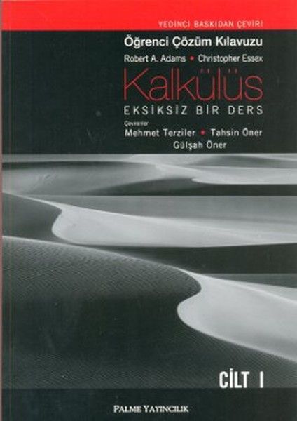 Kalkülüs Eksiksiz Bir Ders Öğrenci Çözüm Klavuzu Cilt I