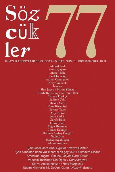 Sözcükler Dergisi Sayı: 77 Ocak - Şubat 2019