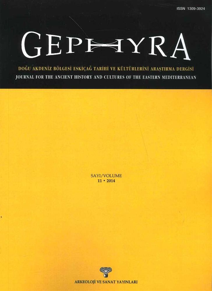 Gephyra Sayı 11 / Volume 11 - 2014