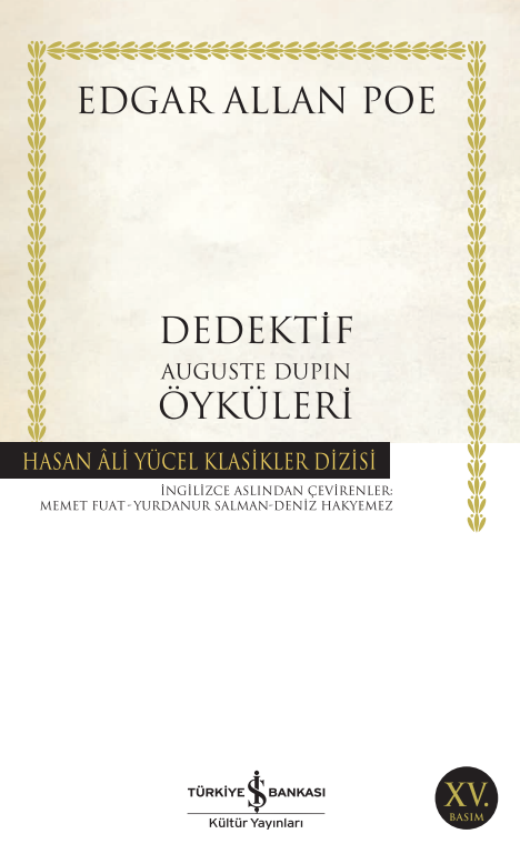 Dedektif Auguste Dupin Öyküleri