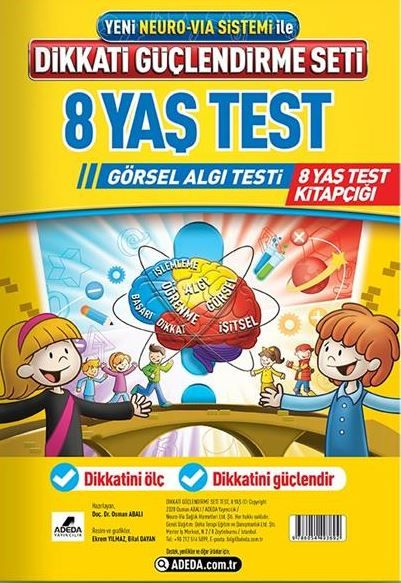 Adeda DGS Dikkati Güçlendirme Seti 8 Yaş Test Görsel Algı Testi
