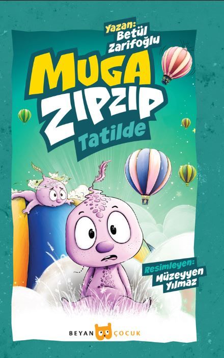 Muga Zıpzıp Tatilde (Renkli - Resimli)