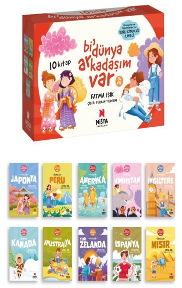 Bi’ Dünya Arkadaşım Var (10 Kitap + Soru Kitapçığı)
