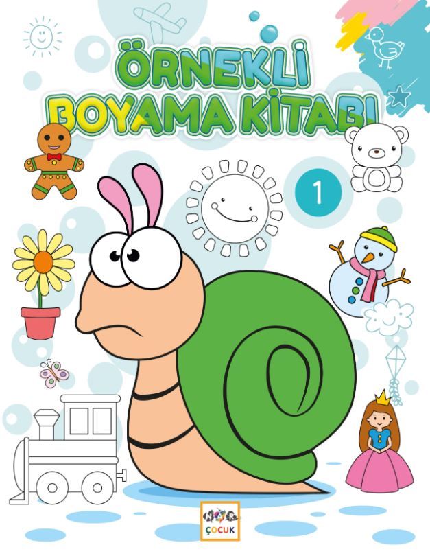 Örnekli Boyama Kitabı-1