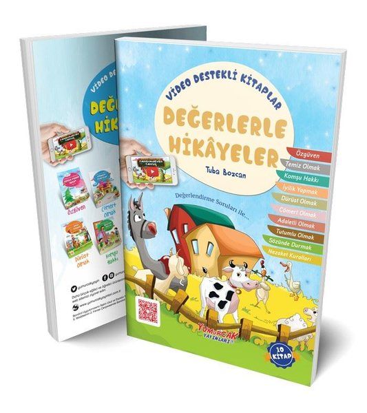 Değerlerle Hikayeler (10 Kitap Takım)