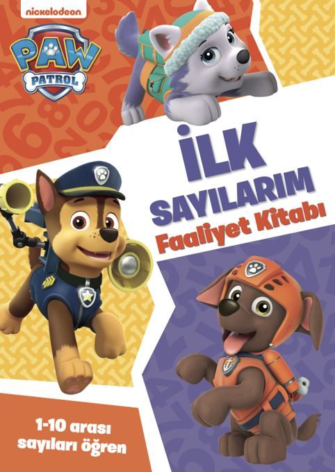 Paw Patrol İlk Sayılarım Faaliyet Kitabı