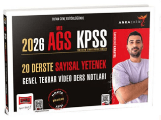 2026 Anka Ekibi MEB-AGS KPSS 20 Derste Sayısal Yetenek Genel Tekrar Video Ders Notları