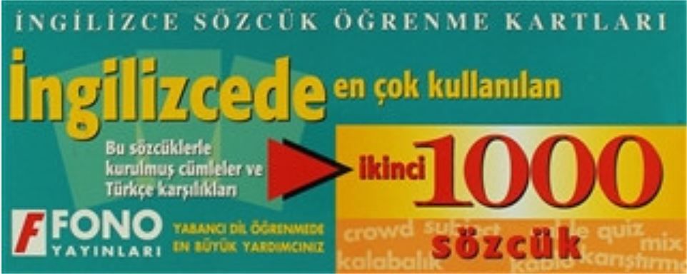 İngilizcede İkinci 1000 Sözcük Kartları