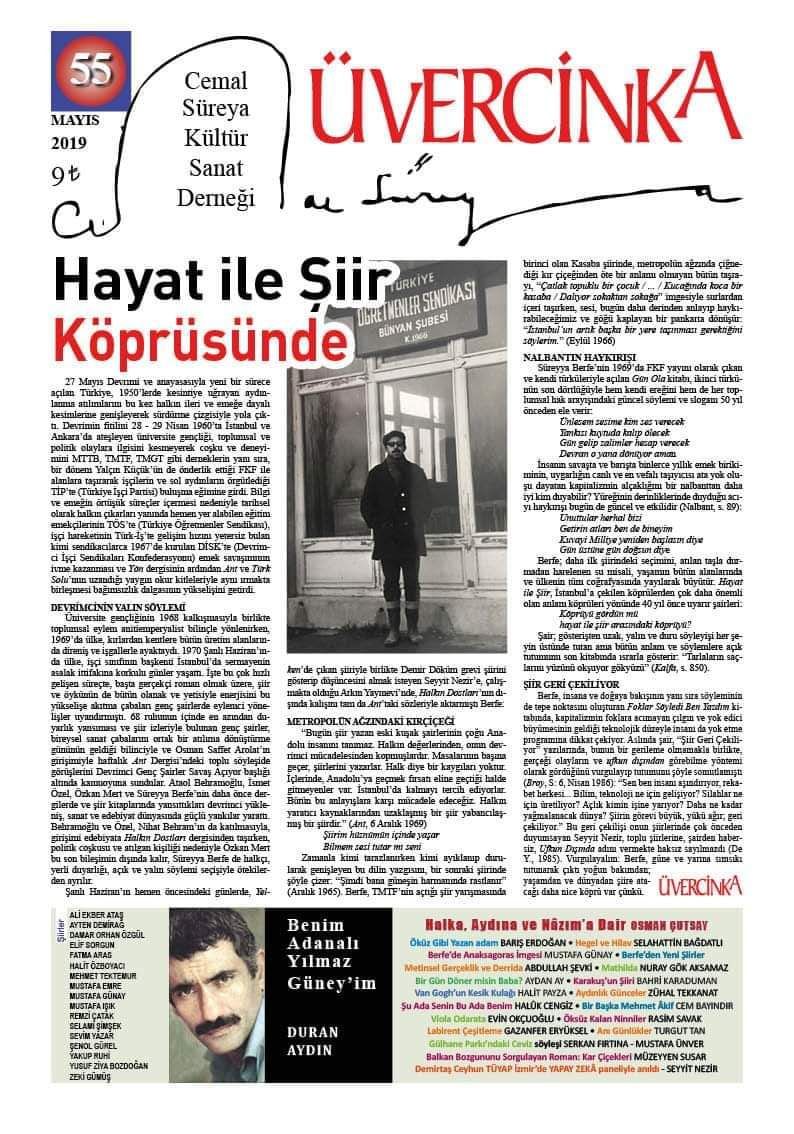Üvercinka Dergisi Sayı: 55 Mayıs 2019
