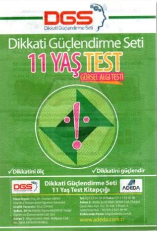 Dikkati Güçlendirme Seti 11 Yaş Test