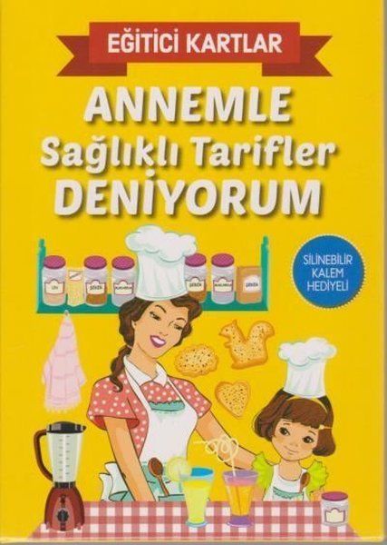 Annemle Sağlıklı Tarifler Deniyorum - Eğitici Kartlar