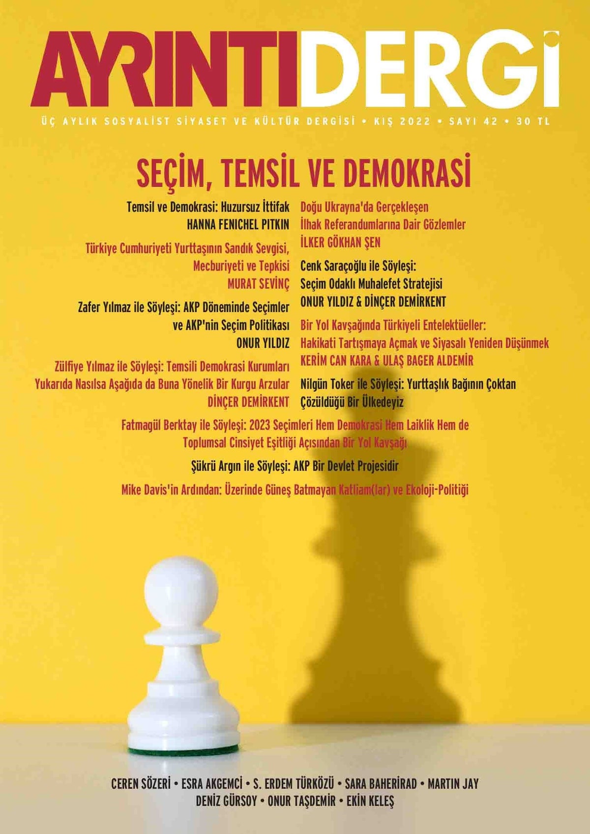 Ayrıntı Dergisi Sayı: 42 Kış 2022