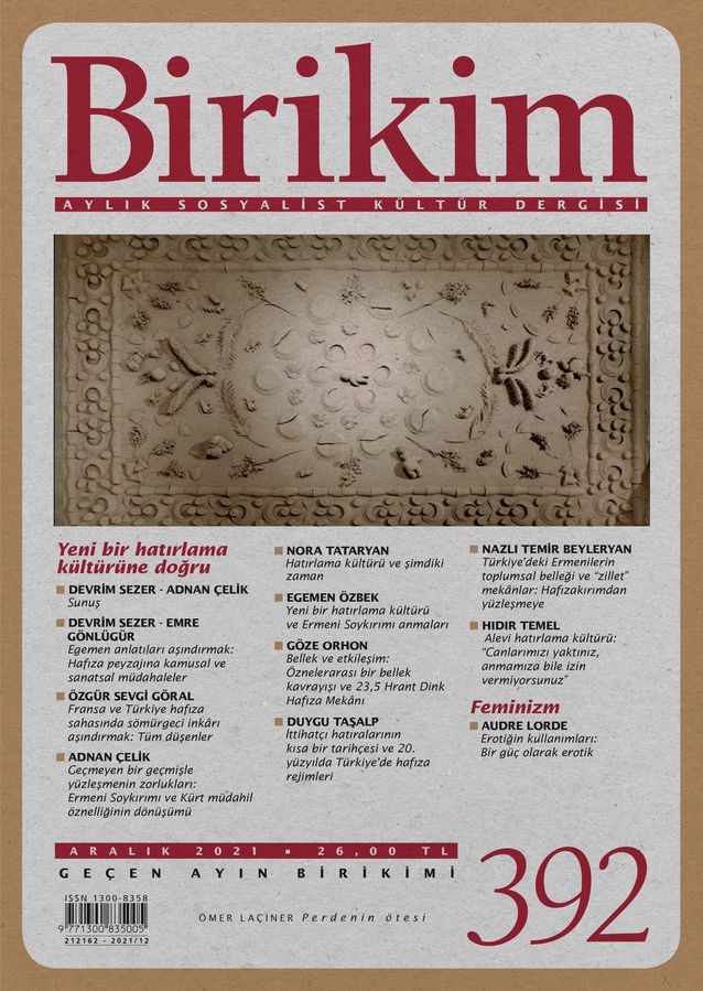 Birikim Aylık Sosyalist Kültür Dergisi Sayı: 392 Aralık 2021