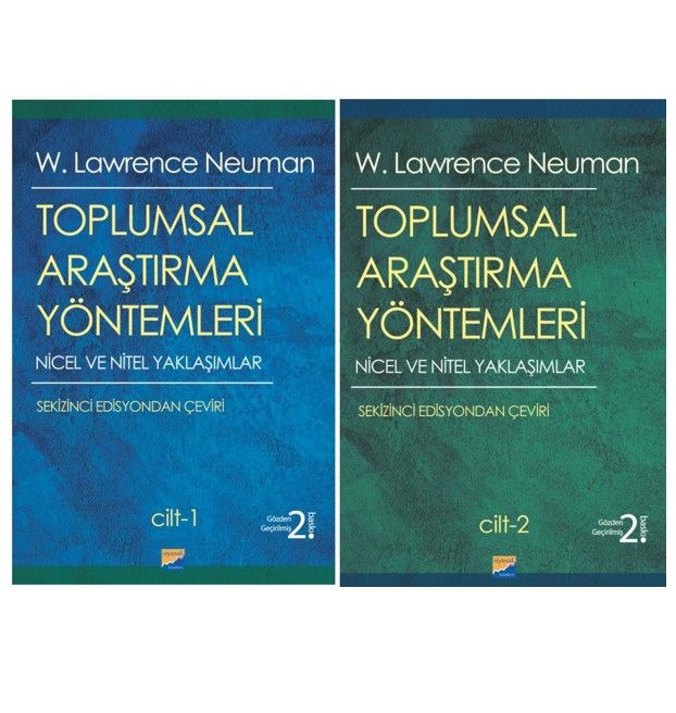 Toplumsal Araştırma Yöntemleri (2 Cilt Takım)