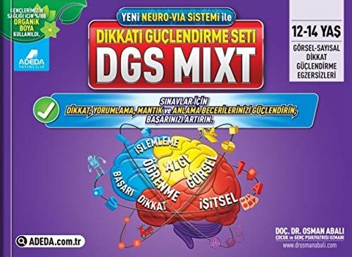 Adeda DGS MIXT Dikkati Güçlendirme Seti 12-14 Yaş