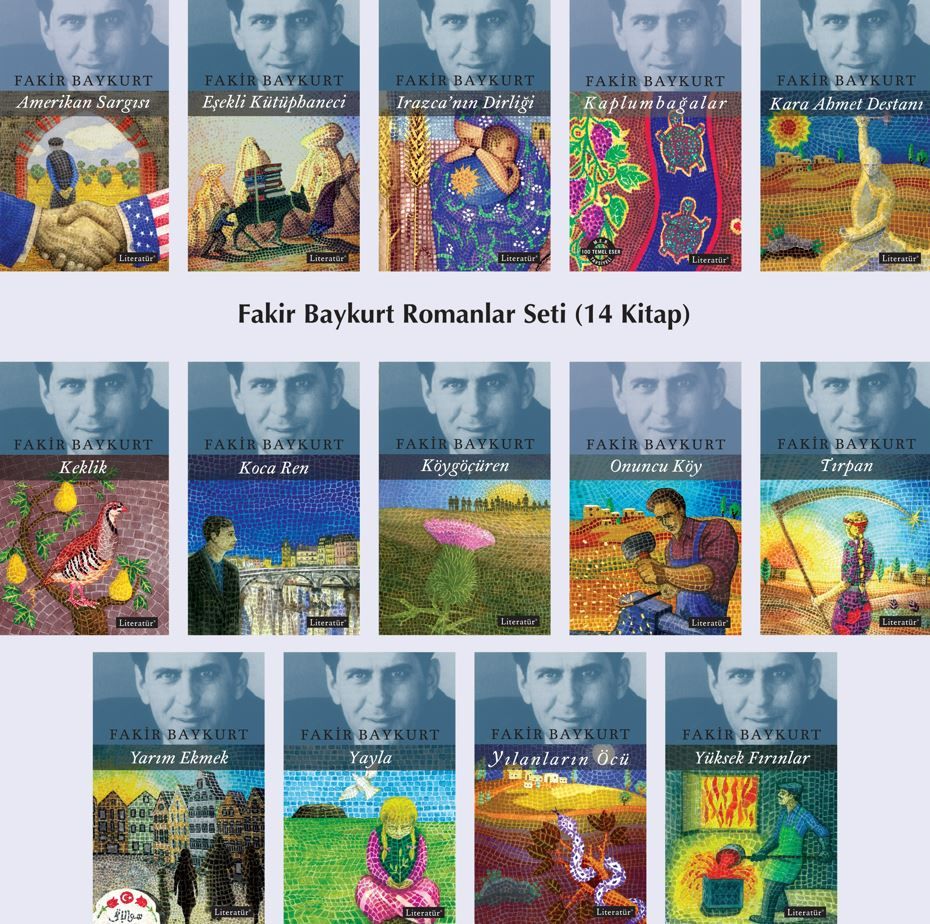 Fakir Baykurt Romanları Seti (14 Kitap Takım)