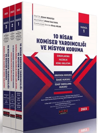 10 Nisan Komiser Yardımcılığı ve Misyon Koruma Konu Anlatımı Modüler Set