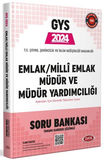 Çevre, Şehircilik ve İklim Değişikliği Bakanlığı Emlak - Milli Emlak Müdür ve Müdür Yardımcılığı Soru Bankası