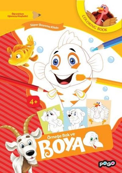 Örneğe Bak ve Boya - Turuncu