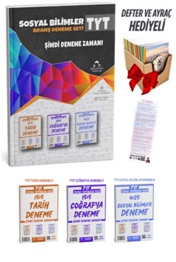 2025 TYT Sosyal Bilimler 3 Fasikül 34 Deneme Sınavı Seti + Defter Hediyeli