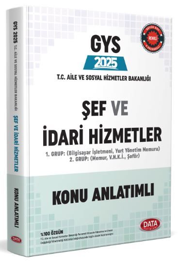 2025 T.C. Aile ve Sosyal Hizmetler Bakanlığı GYS Şef ve İdari Hizmetler Tamamı Çözümlü Soru Bankası