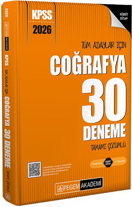 2026 KPSS Tüm Adaylar İçin Coğrafya 30 Deneme Tamamı Çözümlü